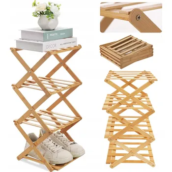 BOTNÍK OBUV POLICE REGÁL LOFTOVÝ STOJAN DO PŘEDSÍNĚ 4 ÚROVNĚ