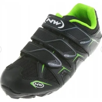 Pánské cyklistické tretry Cyklistické boty Northwave Bike Way MTB, vel 42, černá/zelená
