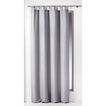 Obraz ZÁVĚS moderní do obýváku na POUTKÁCH šedý 140x260