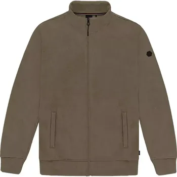 Pánská mikina Pánská rozepínací mikina se stojáčkem Double Urban Outfitters MTOP-1092 béžová (4XL)