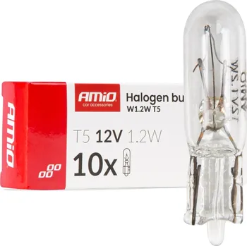 Autožárovka Halogenové žárovky Amio W1,2W 1,2 W 10 ks