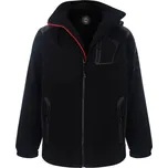 Pánská velká softshellová zimní bunda s kapucí Kam KV39 černá (3XL)