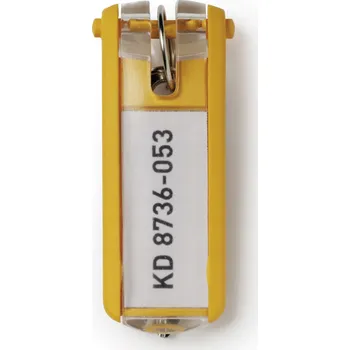 Klíčenky Durable 6 Ks žluté