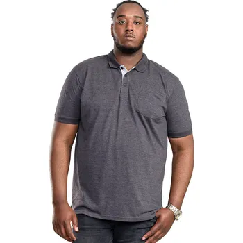 Velká pánská polokošile Duke D555 Grant grafitová (8XL)