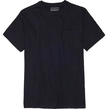 Velké tričko Adamo 139055-360 hladké s kapsičkou tmavě modré (7XL)