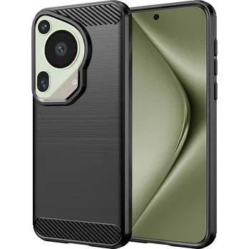 Pouzdro na mobilní telefon Pouzdro Techsuit Carbon Silicone Huawei Pura 70 Ultra černé