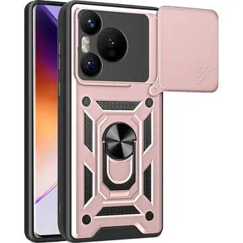 Pouzdro na mobilní telefon Techsuit CamShield Series Huawei Pura 70 Rose Gold kryt