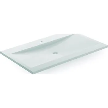 Bathco 0506 - Zápustné umyvadlo MANHATTAN 100x45 cm pryskyřice/bílá