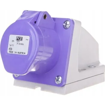 Elektrická zásuvka Zásuvka vestavná 32A 3P 24V fialová IP44 173V