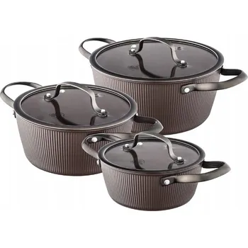 Sada nádobí Sada hrnců La Bonita Especial LB6ZGA002 Indukční hliník 6 dílů