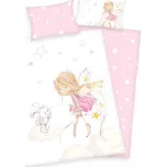 Dětské flanelové povlečení do postýlky Herding "Malá Víla", 100/135+40/60