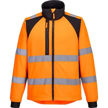 pracovní bunda PORTWEST Bunda CD875 WX2 Eco Hi-Vis, softshellová, výstražná POR-CD875