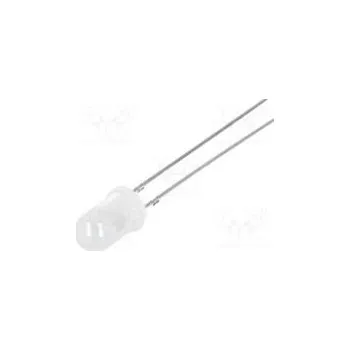 Dioda LED 5mm bílá studená 1120÷1560mcd 30° 20mA 2,9÷3,6V