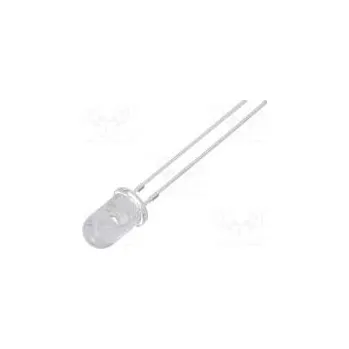 Polovodič LED 5mm červená 8500÷11000mcd 30° 20mA 1,8÷2,6V