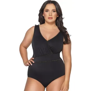 Dámské plavky PLAVKY SKJ 59 ČERNÉ JEDNODÍLNÉ černá 75F