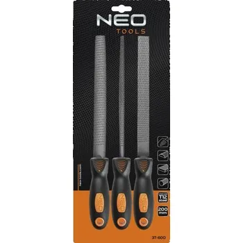 Pilníky na dřevo, 3ks, 200mm NEO TOOLS