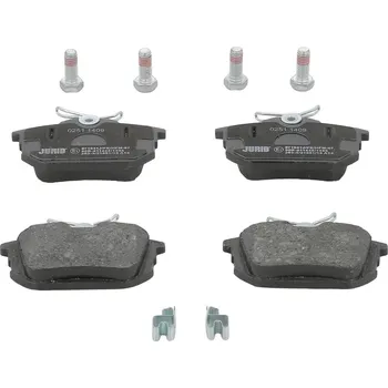 Brzdová destička Sada brzdových destiček, kotoučová brzda JURID 571941J