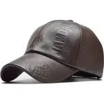 Jamont koženková kšiltovka Leader Hnědá