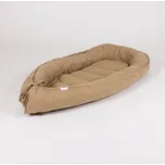 Tulimese Hnízdečko mušelínové béžové s puntíkem VARIANTY PROVEDENÍ HNÍZDEČKA: HNÍZDEČKO SAMOSTATNÉ