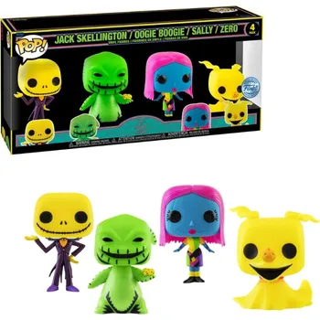 Figurka Funko Pop! Nightmare Before Christmas Blacklight 4pack
