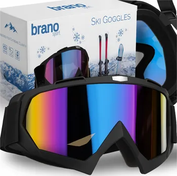 Lyžařské brýle na lyže a snowboard ZIMNÍ Větruodolné S ÚPRAVOU PROTI ZAMLŽOVÁNÍ