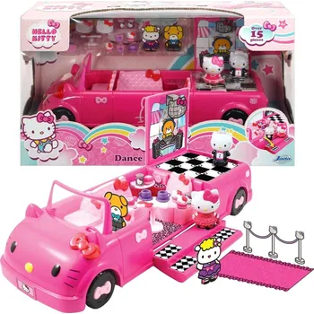 Doplněk pro panenku Jada Hello Kitty Taneční limuzína kabriolet