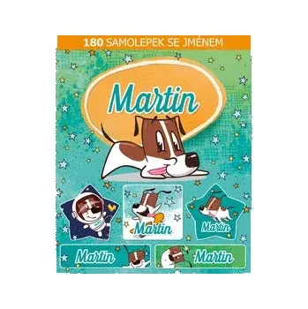 samolepka Veselé nálepky samolepky se jménem Martin