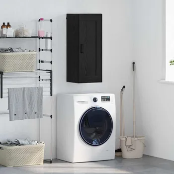 Organizace kuchyně Nástěnná skříňka Černý dub 34,5 x 34 x 90 cm kompozitní dřevo