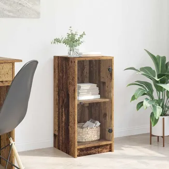 Příborník do zásuvky Servírovací skříň Staré dřevo 35 x 37 x 76 cm Kompozitní dřevo