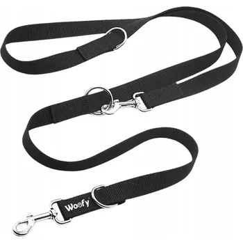 Vodítko pro psa VODÍTKO VÝCVIKOVÉ NASTAVITELNÉ PROCHÁZKOVÉ DVOJITÉ PRO PSA 25mm 5m