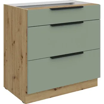 Stolarz-Lempert Kuchyňská skříňka Aria SA-AR - dolní 80 D 3S šuplíková PREMIUM BOX