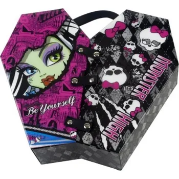 Panenka Mattel Monster High Be yourself make-up v kufříku