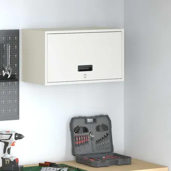 Příborník do zásuvky Skříň na zeď do garáže Bílá 60 x 33 x 35 cm