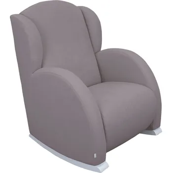 Křeslo Kojicí houpací křeslo Micuna Flor Slow System – Dark Grey Barva: Bílá