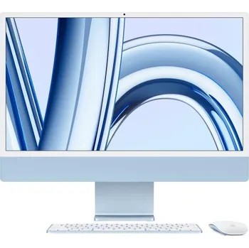 Stolní počítač Počítač AiO Apple iMac Retina 4.5K M3 MQRR3ZE/A 23,5'' 8GB 512GB Modrý