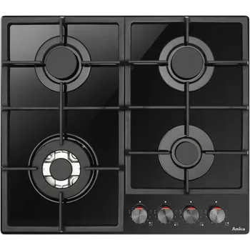 Varná deska Plynová varná deska Amica PGCD6101APFB 4 hořáky černá