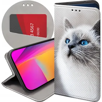 Pouzdro na mobilní telefon Flipové pouzdro Hello Case pro Xiaomi Redmi 9, šedé