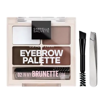 Přípravek na oči Gabriella Salvete Paletka na úpravu obočí 02 In My Brunette Era