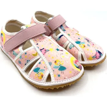Dívčí obuv Barefoot papuče Jonap Home New Růžová víla 35, Vnitřní délka boty: 23,2 cm, Vnitřní šířka boty: 8,2 cm
