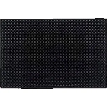 Odkapávač na nádobí Barová podložka na sušení nádobí protiskluzová odkapávač 30x45cm černá 2ks