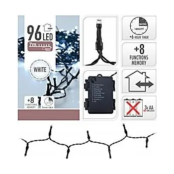 Vánoční dekorace Vánoční osvětlení na stromeček Mondex uvnitř 7 m 51 - 100 světel