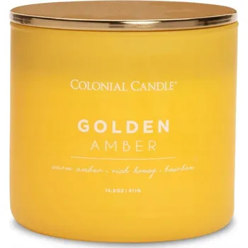 Svíčka Tradiční sójová svíčka Golden Amber Colonial Candle 1 ks