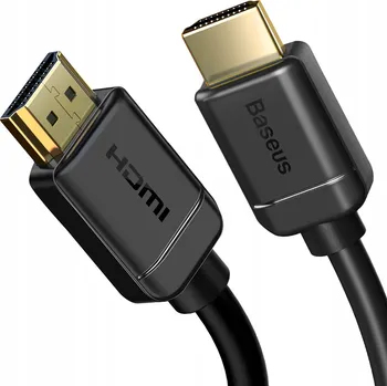 Datový kabel Kabel Baseus 2x HDMI 2.0, 4K, 30 Hz, 3D, HDR, 18 Gb/s, 1 m, černý
