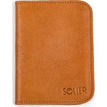 Obal na doklad Pouzdro na doklady Solier , přírodní kůže