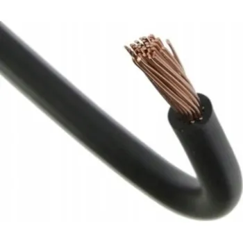 elektrický kabel Elektrokabel Jednožilový kabel černý LGY6 6 mm2