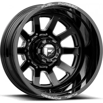 Alu kolo Fuel Mono Alu kola Fuel Mono De09 Ff09D 12x22 10x170 ET-50 Matte Black Milled 125.1