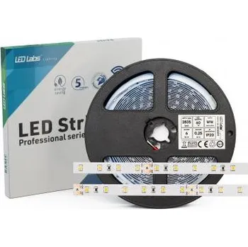 LED osvětlení LEDLabs LED pásek 6W/m PRO 3YB 60 LED/m 2835 SMD teplá bílá, IP65
