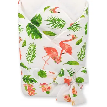 Zavinovačka Měkký Zavinovací Roh s Vázáním - PLAMEŇÁCI KORÁLOVÍ