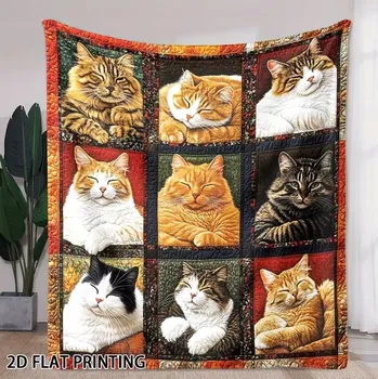 Prostěradlo Deka 100pa polyester 150 cm x 200 cm, vícebarevná