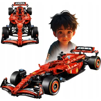 ostatní stavebnice STAVEBNICE MODEL ČERVENÝ ZÁVODNÍK F1 PRO DĚTI 1361 DÍLKŮ